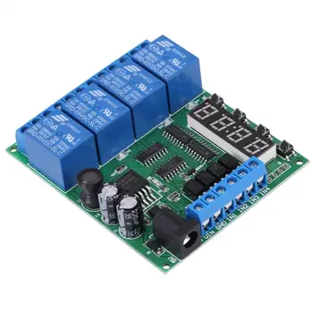Multifunction Delay Time Relay DC 4-Channel 5-24V Delay Timer Relay Switch Module Tool
Multifunction Delay Time Relay DC 4-Channel 5-24V Delay Timer Relay Switch Module Tool
