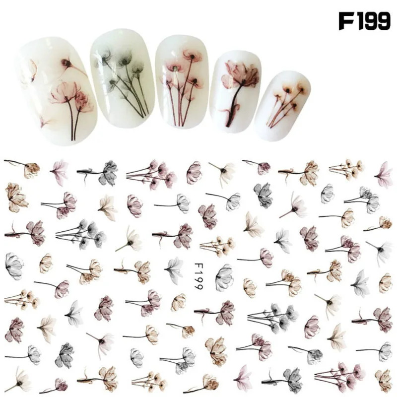 Watercolor Flowers Nail Art Stickers Ultrathin Decals Nature Blooming Nailart Supplies Cute Manicure Dekors Spring Plants Design
Watercolor Flowers Nail Art Stickers Ultrathin Decals Nature Blooming Nailart Supplies Cute Manicure Dekors Spring Plants Design