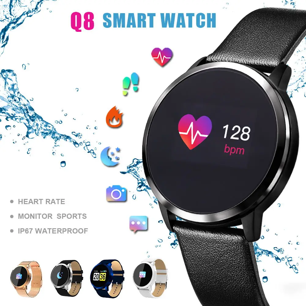 Smart Watch OLED Color Screen Smart Electronics Smartwatch Wearable Device Fitness Tracker Heart Rate Bluetooth Men Man Women
Smart Watch OLED Color Screen Smart Electronics Smartwatch Wearable Device Fitness Tracker Heart Rate Bluetooth Men Man Women