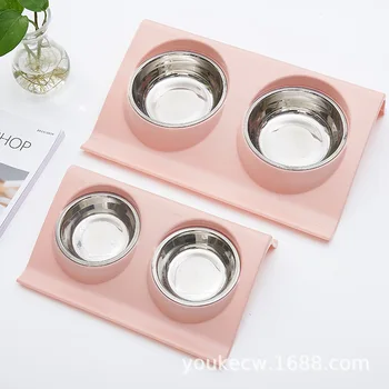 Stainless Steel Double Pet Bowls For Dog Puppy Cats Food Water Feeder Pets Supplies Feeding Dishes Dogs Food Bowl Pet Products
Stainless Steel Double Pet Bowls For Dog Puppy Cats Food Water Feeder Pets Supplies Feeding Dishes Dogs Food Bowl Pet Products