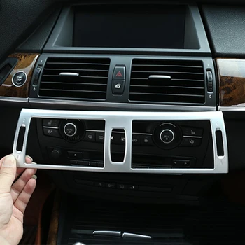 Silver Interior ABS central dash air condition A/C Vent control frame cover trim for BMW X5 E70 E71 2010-2013
Silver Interior ABS central dash air condition A/C Vent control frame cover trim for BMW X5 E70 E71 2010-2013