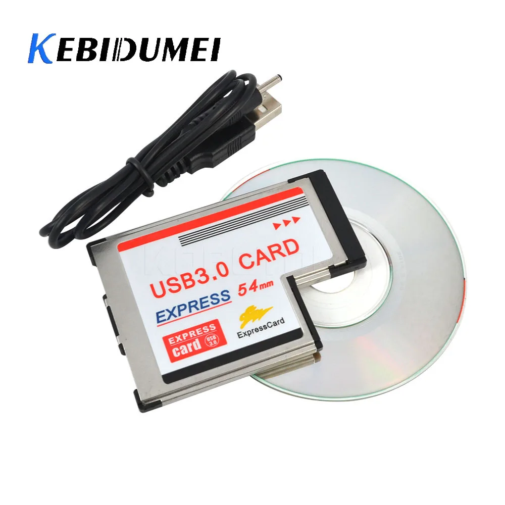 Адаптер Kebidumei 54 мм с 2 портами скрытый внутри USB3.0 на expressard адаптер драйвером