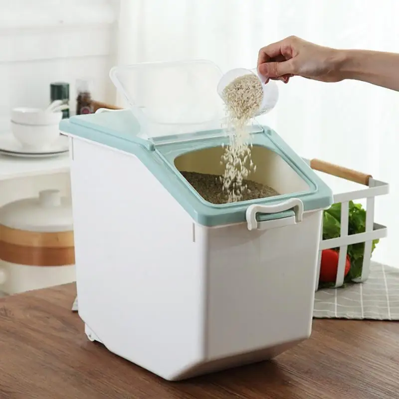 10KG/15KG Kitchen Grain Rice Container Moisture-proof Storage Box Strong Durable Transparent Rice Storage Box
10KG/15KG Kitchen Grain Rice Container Moisture-proof Storage Box Strong Durable Transparent Rice Storage Box