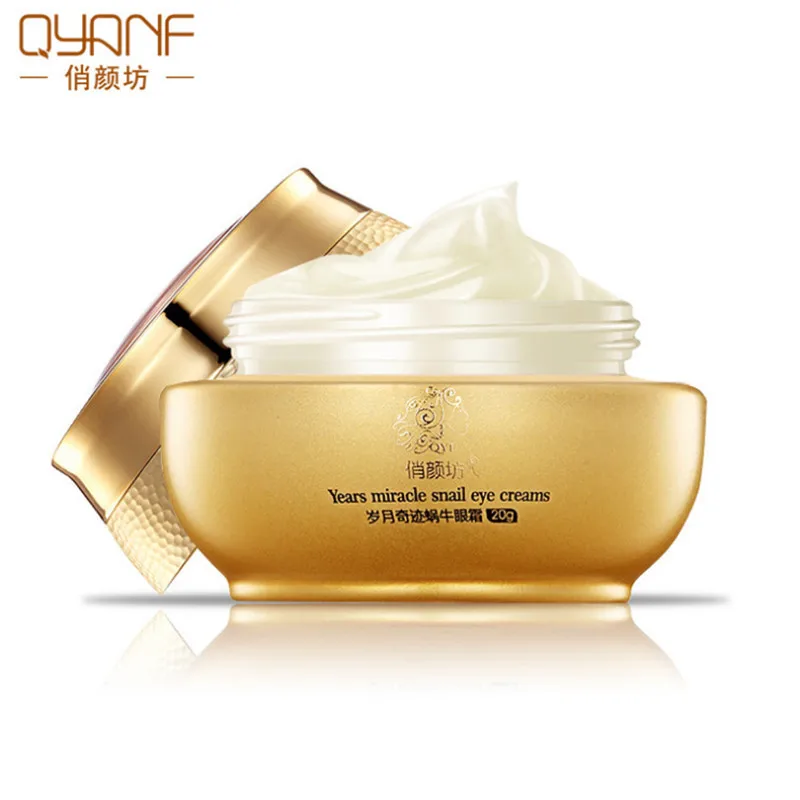 QYF Whitening Snail Eye Cream Beauty Skin Care Moisturizing Anti-puffiness Anti-aging Remove Dark Circle Lift Firming Cream 20g
QYF Whitening Snail Eye Cream Beauty Skin Care Moisturizing Anti-puffiness Anti-aging Remove Dark Circle Lift Firming Cream 20g