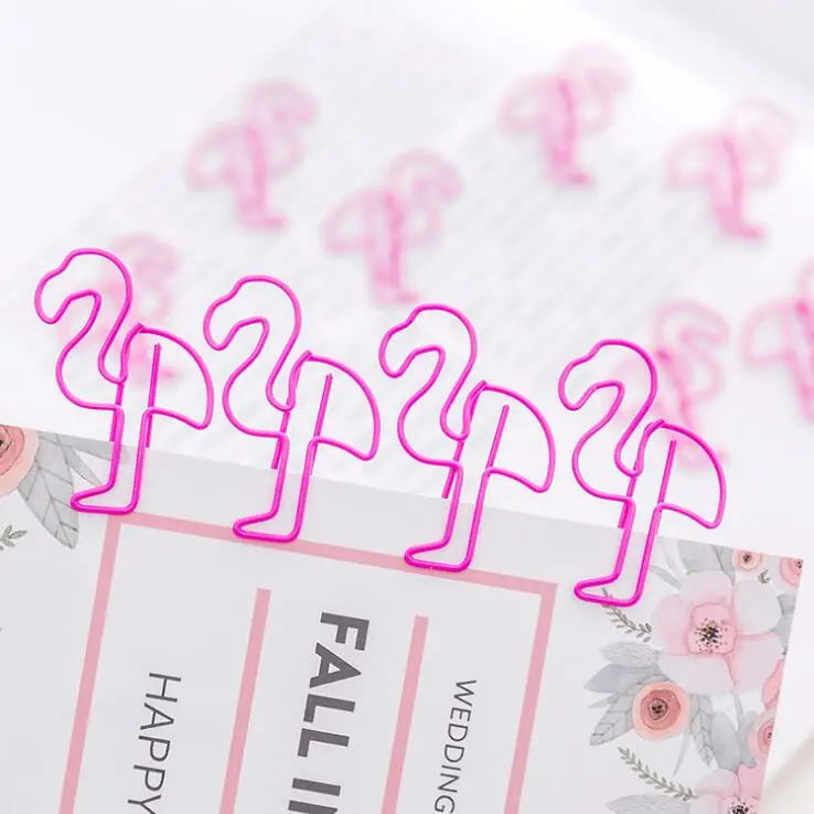 10 Pieces Ellen Brook Creative Office School Kawaii Supplies Cute Cartoon Pink Flamingo Animals Paper Clips
10 Pieces Ellen Brook Creative Office School Kawaii Supplies Cute Cartoon Pink Flamingo Animals Paper Clips