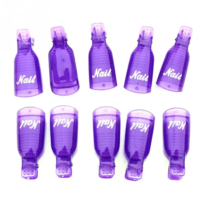 10pcs/set Nail UV Gel Polish Remover Clip Soak Off Cap Nail Art Cleaner Wrap Manicure Tools Gel Polish Remove for Fingers Purple
10pcs/set Nail UV Gel Polish Remover Clip Soak Off Cap Nail Art Cleaner Wrap Manicure Tools Gel Polish Remove for Fingers Purple