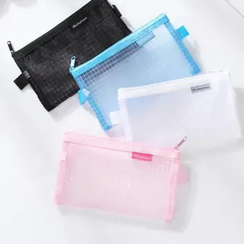 1 Pcs Transparent Grid Zipper Pen Bag Pencil Case Storage Package for Grils Korean Stationery School Supplies
1 Pcs Transparent Grid Zipper Pen Bag Pencil Case Storage Package for Grils Korean Stationery School Supplies