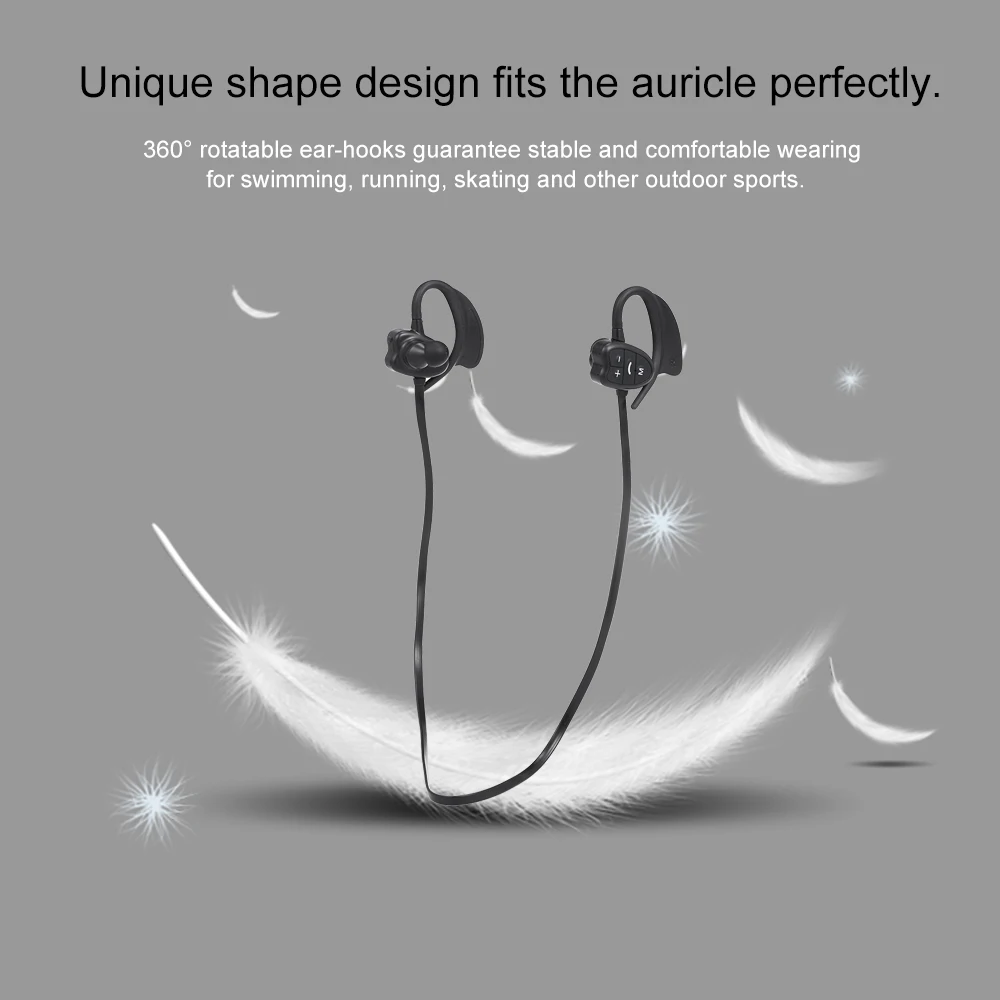 Sports earphone IPX8 Waterproof Wireless Bluetooth earphone 8GB MP3 Music Player Headset with Mic Running Earphone for Swimming
Sports earphone IPX8 Waterproof Wireless Bluetooth earphone 8GB MP3 Music Player Headset with Mic Running Earphone for Swimming