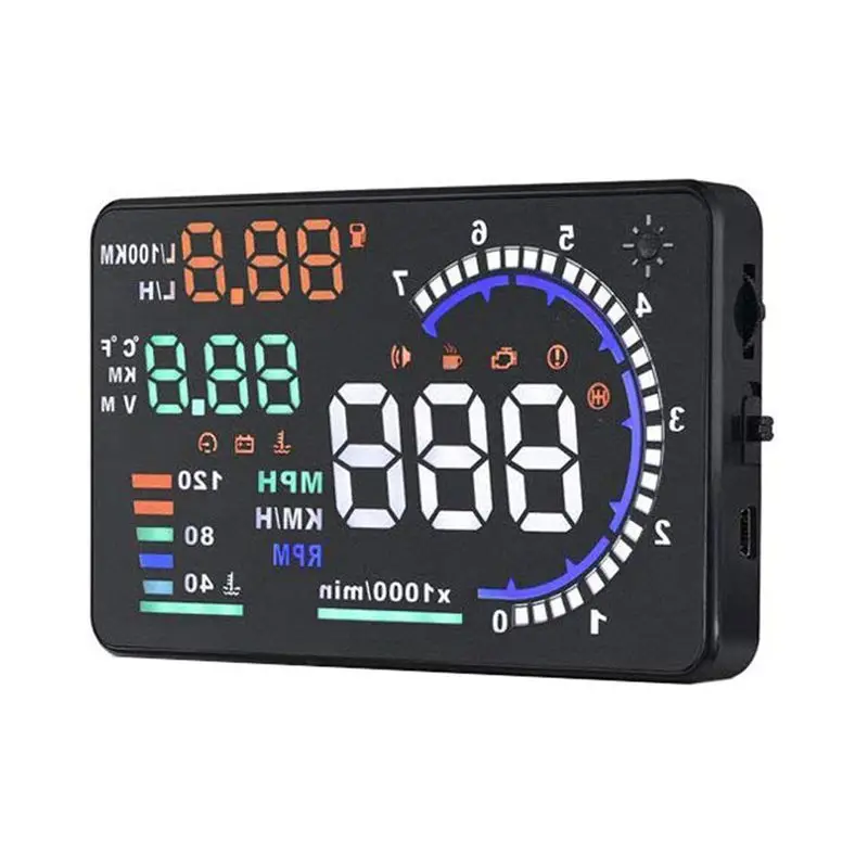 Head Up Display for Car-A8 5.5 inch OBD2 Car Windshield HUD Head Up Display with Speed Fatigue Warning RPM MPH Fuel
Head Up Display for Car-A8 5.5 inch OBD2 Car Windshield HUD Head Up Display with Speed Fatigue Warning RPM MPH Fuel