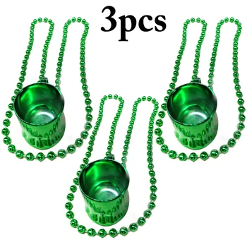 3PCS Beer Mug Plastic Creative Pub Mug With Bead Chain Carnival Mini Beer Bead Chain Cup For St. Patrick'S Day
3PCS Beer Mug Plastic Creative Pub Mug With Bead Chain Carnival Mini Beer Bead Chain Cup For St. Patrick'S Day