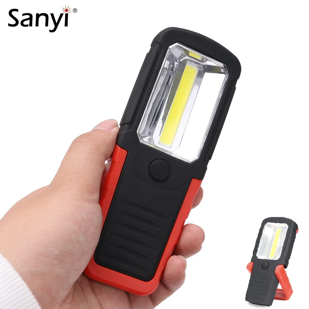Magnetic Working Light COB LED Flashlight Portable Torch 360 Degree Hanging Hook Lantern for Tent Camping Fishing Car Repairing
Magnetic Working Light COB LED Flashlight Portable Torch 360 Degree Hanging Hook Lantern for Tent Camping Fishing Car Repairing