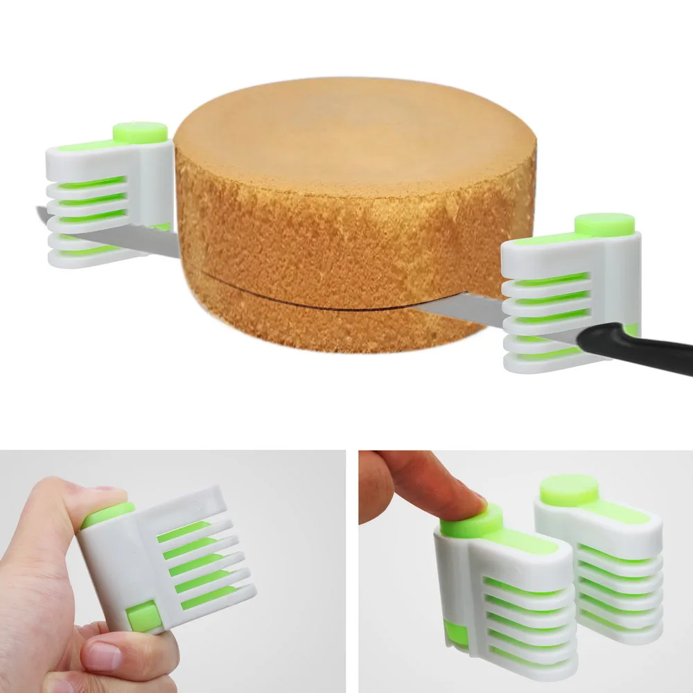 2Pcs/set Cake Slicer Device Cutting Fixator Tools 5 Layers Cake Bread Cutter Leveler DIY Kitchen Accessories
2Pcs/set Cake Slicer Device Cutting Fixator Tools 5 Layers Cake Bread Cutter Leveler DIY Kitchen Accessories