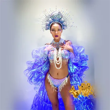 Sexy shell bodysuit party wears Mermaid dresses bikini singer performance outfits dj dance costumes model stage show clothe
Sexy shell bodysuit party wears Mermaid dresses bikini singer performance outfits dj dance costumes model stage show clothe