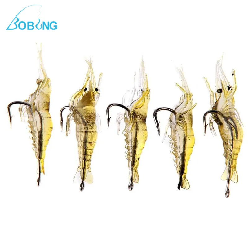 Bobing 1pcs Soft 4cm Silicone Shrimp Fishing Lure Wobblers Fishing Minnow Trout Fish Lures Artificial Bait Hook Bass Tackle Jig
Bobing 1pcs Soft 4cm Silicone Shrimp Fishing Lure Wobblers Fishing Minnow Trout Fish Lures Artificial Bait Hook Bass Tackle Jig