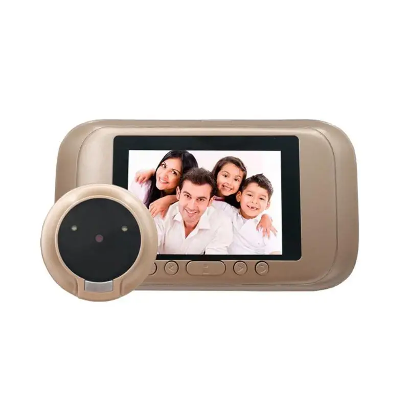 3.5 in LCD Display Doorbell 1MP 720P HD 90 Degree Video-Eyes Door Peephole Security System IR Night Vision Door Viewer Camera
3.5 in LCD Display Doorbell 1MP 720P HD 90 Degree Video-Eyes Door Peephole Security System IR Night Vision Door Viewer Camera
