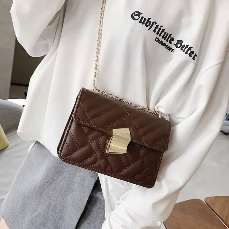 Brand Small Shoulder Bag For Women Messenger Bags Ladies Retro PU Leather Handbag Purse With Chains Female Crossbody Bag OC456
Brand Small Shoulder Bag For Women Messenger Bags Ladies Retro PU Leather Handbag Purse With Chains Female Crossbody Bag OC456