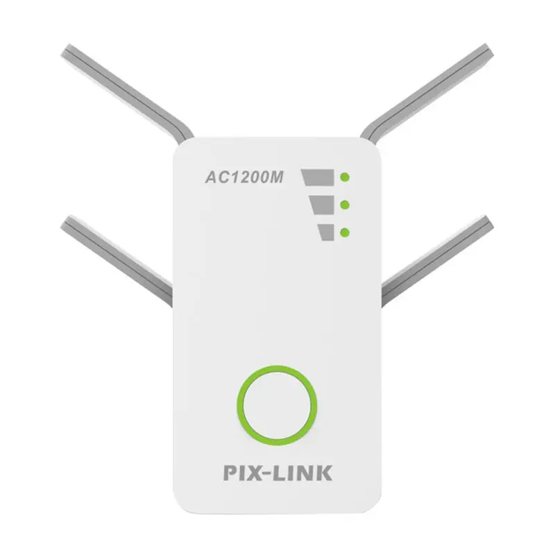 Pixlink Wireless Dual Band Ac 1200M 2.4Ghz/5Ghz Mini Router Wifi Range Repeater With 4 External Antennas Uk Plug
Pixlink Wireless Dual Band Ac 1200M 2.4Ghz/5Ghz Mini Router Wifi Range Repeater With 4 External Antennas Uk Plug