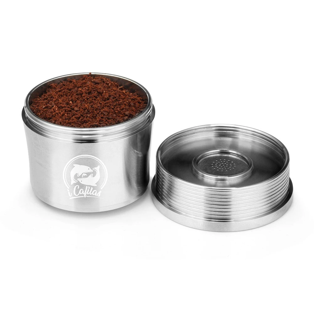 Stainless Steel Reusable Coffee Capsules with Press Coffee Tamper Refillable Coffee Filter for illy Coffee Machine
Stainless Steel Reusable Coffee Capsules with Press Coffee Tamper Refillable Coffee Filter for illy Coffee Machine