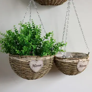 Wall Hanging Wicker Woven Braided Flower Basket Pot Planter Rattan Vase Basket Home Garden Wall Decoration Storage Container 40
Wall Hanging Wicker Woven Braided Flower Basket Pot Planter Rattan Vase Basket Home Garden Wall Decoration Storage Container 40