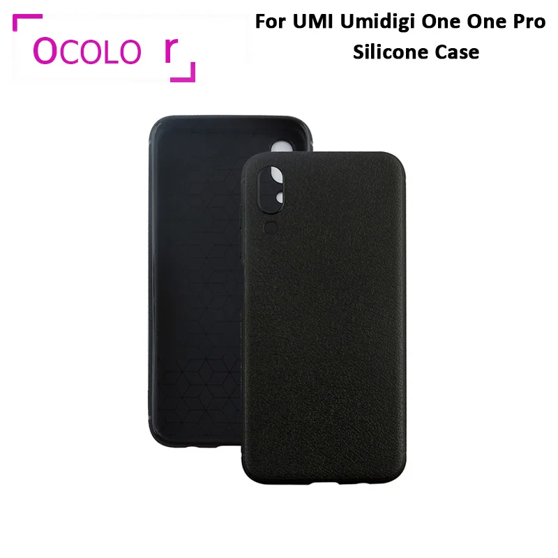 Ocolor для UMI Umidigi One Pro силиконовый чехол 2 вида цветов задняя крышка подходит