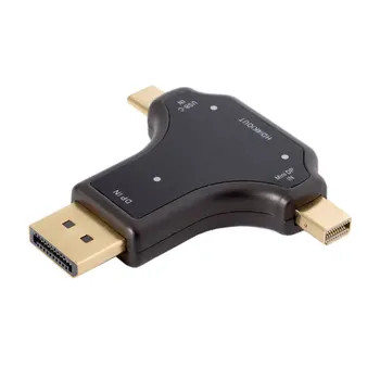 Jimier HDMI Female to USB-C & Displayport & Mini DP 3in1 Adapter Type C 4K 2K for MacBook Laptop PC
Jimier HDMI Female to USB-C & Displayport & Mini DP 3in1 Adapter Type C 4K 2K for MacBook Laptop PC