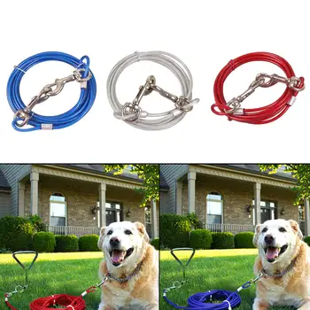 Steel Wire Dog Leashes Anti-Bite Wire Tow Rope Leash Double-Headed Out Down Cable Lead Belt for Pet Dogs 3 Colors
Steel Wire Dog Leashes Anti-Bite Wire Tow Rope Leash Double-Headed Out Down Cable Lead Belt for Pet Dogs 3 Colors