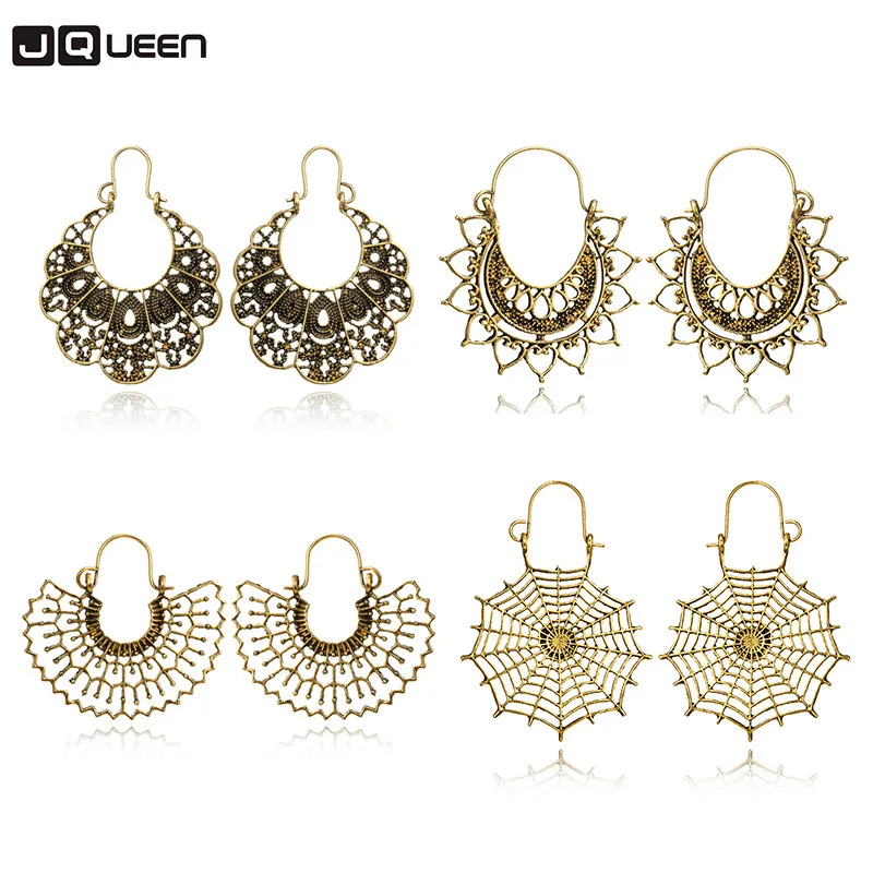 Boho Hollow Out Antique Gold Silver Gypsy Tribal Ethnic Drop Dangle Earrings for Women Flower Earrings
Boho Hollow Out Antique Gold Silver Gypsy Tribal Ethnic Drop Dangle Earrings for Women Flower Earrings