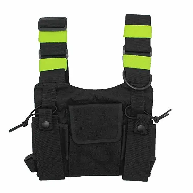 Military Walkie talkie radio Waist support Nylon Chest Rig Functional Tactical Green for Two Way Radio West Pouch Holster
Military Walkie talkie radio Waist support Nylon Chest Rig Functional Tactical Green for Two Way Radio West Pouch Holster