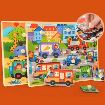 LeadingStar Early Educational Baby Hand Grasp Wooden Animal Transport Puzzle Toy
LeadingStar Early Educational Baby Hand Grasp Wooden Animal Transport Puzzle Toy