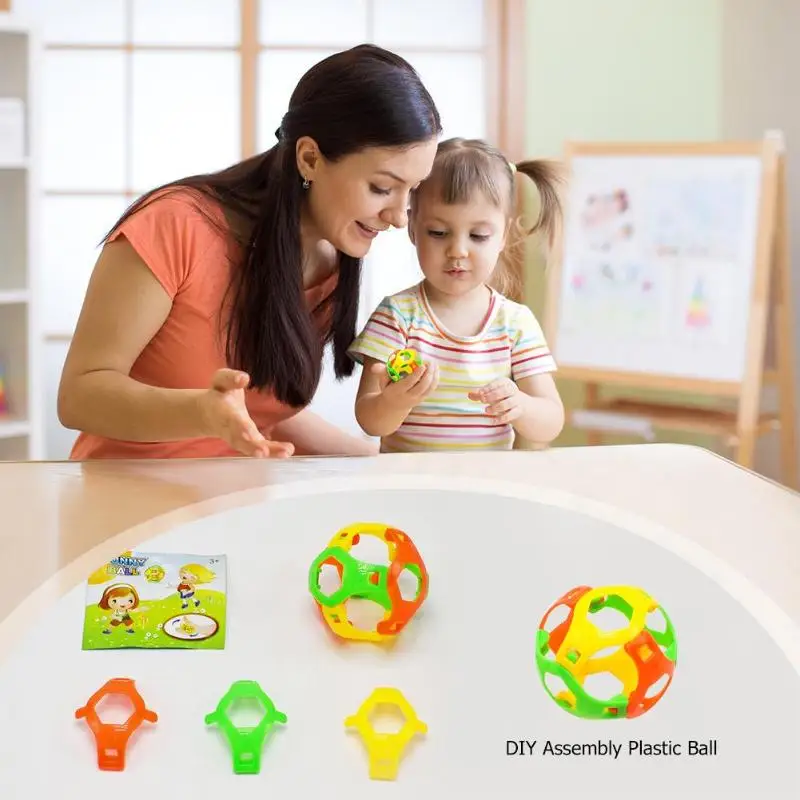 1 Bag Ball Toy DIY Assembly Plastic Ball Creative Children Early Education Toys Can Exercise Hands-on Ability 2019 New Year Gift
1 Bag Ball Toy DIY Assembly Plastic Ball Creative Children Early Education Toys Can Exercise Hands-on Ability 2019 New Year Gift