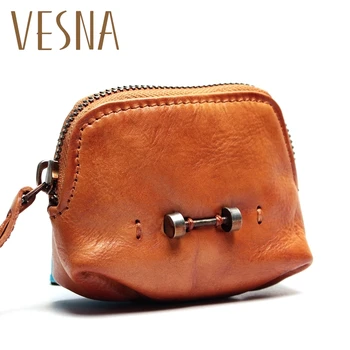 Vesna Fashion Simple Cowhide Purse Small Purse Men Women Vegetables Mini Wallet Light Travel Bag Small Silver Coin Card Package
Vesna Fashion Simple Cowhide Purse Small Purse Men Women Vegetables Mini Wallet Light Travel Bag Small Silver Coin Card Package