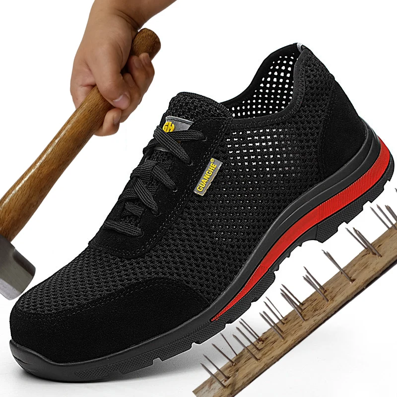 Men's Indestructible Safety Shoes Lightweight Steel Toe Cap Shoes Work Shoes For Men Krasovka Erkek Sneaker Man Casual Boots
Men's Indestructible Safety Shoes Lightweight Steel Toe Cap Shoes Work Shoes For Men Krasovka Erkek Sneaker Man Casual Boots