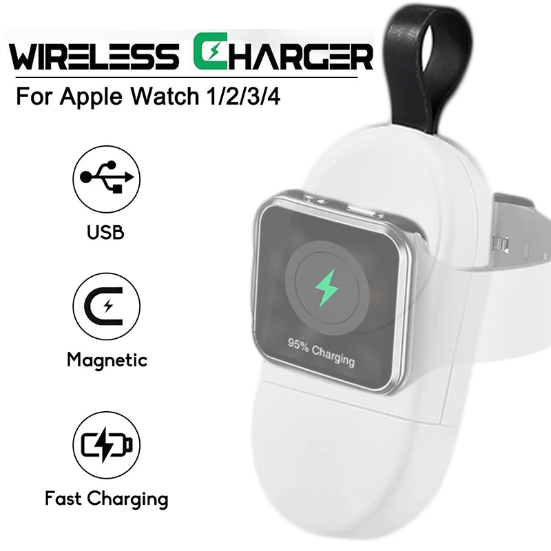 New Magnetic Wireless Charger for Apple Watch 4 3 2 1 Portable Wireless Charging USB Charger for iWatch Series 1 2 3 4
New Magnetic Wireless Charger for Apple Watch 4 3 2 1 Portable Wireless Charging USB Charger for iWatch Series 1 2 3 4