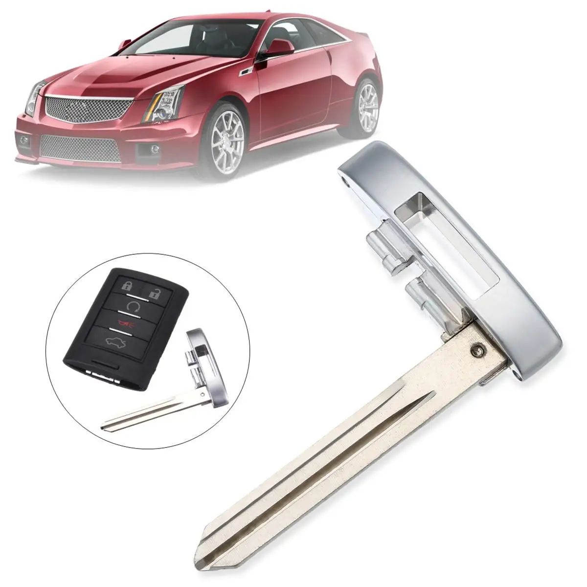 Car Smart Key Blade Remote Emergency Replacement for Cadillac CTS DTS XLR STS Corvette 2007 2008 2009 10 11-14 M3N5WY7777A
Car Smart Key Blade Remote Emergency Replacement for Cadillac CTS DTS XLR STS Corvette 2007 2008 2009 10 11-14 M3N5WY7777A