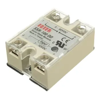 SHGO HOT-SSR-100 DD Solid State Module Solid-state Relay DC-DC 100A 3-32V DC/5-60V DC
SHGO HOT-SSR-100 DD Solid State Module Solid-state Relay DC-DC 100A 3-32V DC/5-60V DC