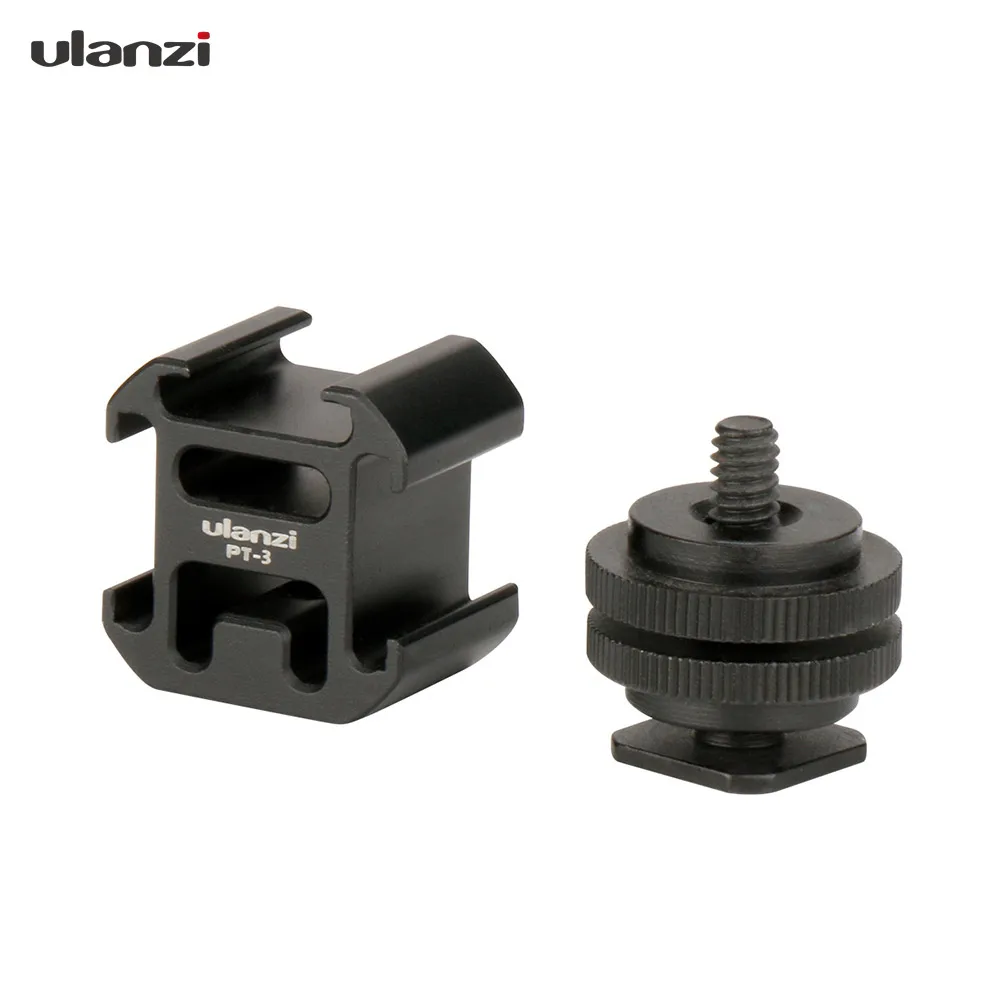 Ulanzi 3 Cold Shoe On-Camera Mount Adapter Extend Port for Canon Nikon Pentax DSLR Camera for Microphone Monitor LED Video Light
Ulanzi 3 Cold Shoe On-Camera Mount Adapter Extend Port for Canon Nikon Pentax DSLR Camera for Microphone Monitor LED Video Light