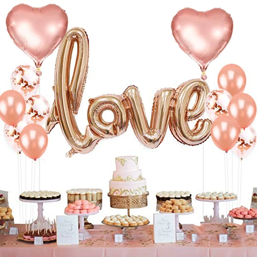 Wedding Decoration Confetti Balloon Latex Baloon Heart Shape Love Foil Ballon Marriage Events Happy Birthday Decoration
Wedding Decoration Confetti Balloon Latex Baloon Heart Shape Love Foil Ballon Marriage Events Happy Birthday Decoration