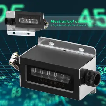 0-999999 Counter 6 Digit Resettable Mechanical Pulling Counter Digital Rolling Wheel Mechanical Length Meter Roller Counter
0-999999 Counter 6 Digit Resettable Mechanical Pulling Counter Digital Rolling Wheel Mechanical Length Meter Roller Counter