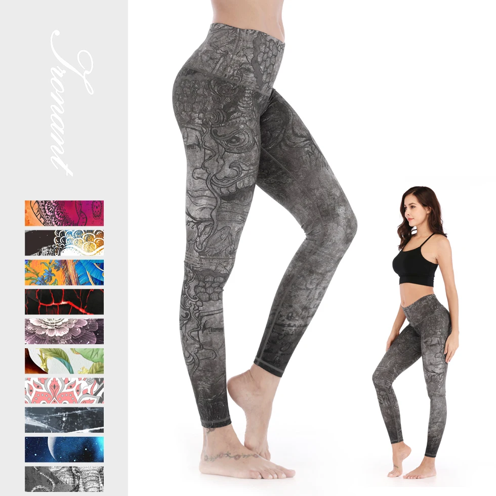 IRONANT Women Yoga Pants Sports Running Fitness Sports Leggings Running Pants Gym Tights Stretch Print Sportswear Yoga Gray
IRONANT Women Yoga Pants Sports Running Fitness Sports Leggings Running Pants Gym Tights Stretch Print Sportswear Yoga Gray
