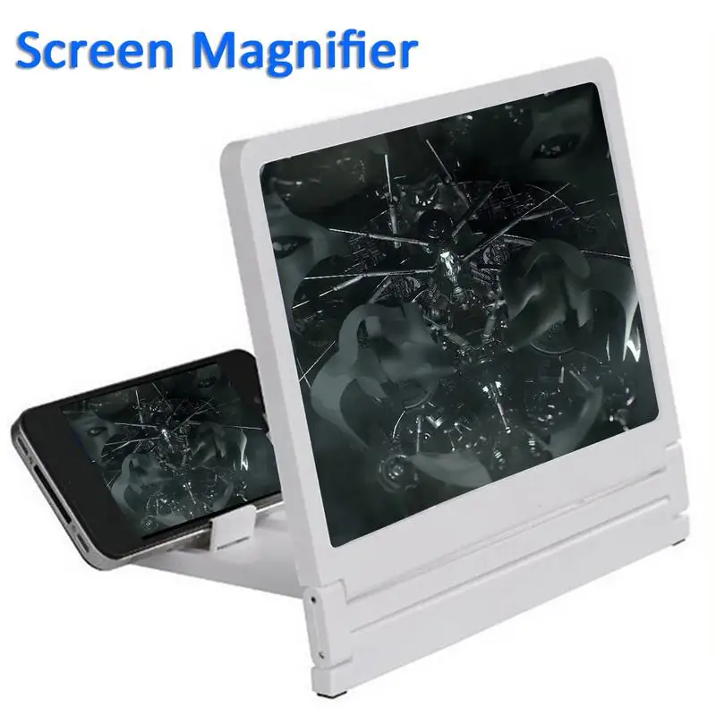 NEW Mobile Phone Screen Magnifier Eyes Protection Display 3D Video Screen Amplifier Folding Enlarged Expander Zoom Stand Holder
NEW Mobile Phone Screen Magnifier Eyes Protection Display 3D Video Screen Amplifier Folding Enlarged Expander Zoom Stand Holder