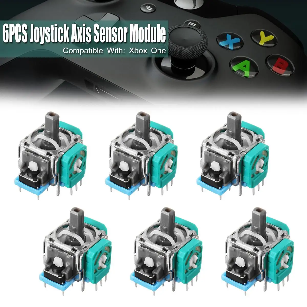 Replacement Analog 3D Controller Joystick Axis Sensor Module For Xbox One for Playstation Controller 3 Pins only Repair
Replacement Analog 3D Controller Joystick Axis Sensor Module For Xbox One for Playstation Controller 3 Pins only Repair