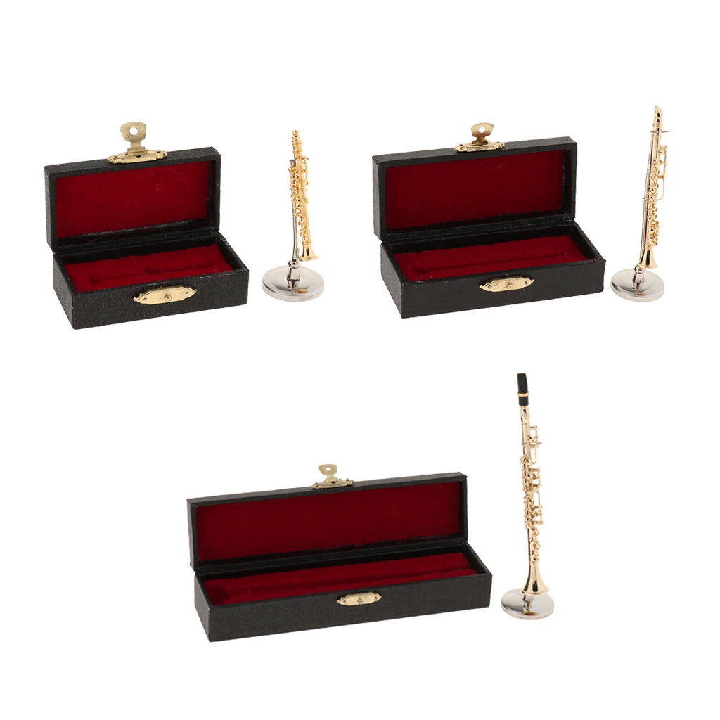 Clarinet Miniature Musical Instrument Case Stand for dollhouse miniature dolls home office Ornament Decoration for Music Lovers
Clarinet Miniature Musical Instrument Case Stand for dollhouse miniature dolls home office Ornament Decoration for Music Lovers