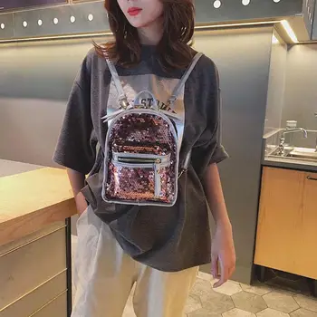 Women Sequin Hit Color School Bag Backpack Women Student Satchel Travel Shoulder Bag Women
Women Sequin Hit Color School Bag Backpack Women Student Satchel Travel Shoulder Bag Women