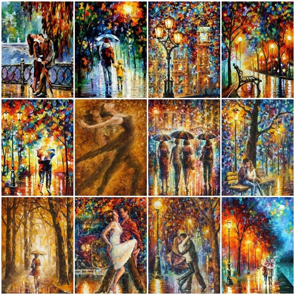 Huacan DIY Diamond Painting Rain City Night Street Full Square Drill Diamond Embroidery Landscape Rhinestone Mosaic Decor Home
Huacan DIY Diamond Painting Rain City Night Street Full Square Drill Diamond Embroidery Landscape Rhinestone Mosaic Decor Home