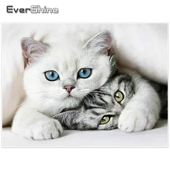 EverShine DIY Diamond Embroidery Cat Full Square Animals Paint By Diamonds Mosaic Rhinestones Sale Handmade Kit Art Wall Decor
EverShine DIY Diamond Embroidery Cat Full Square Animals Paint By Diamonds Mosaic Rhinestones Sale Handmade Kit Art Wall Decor
