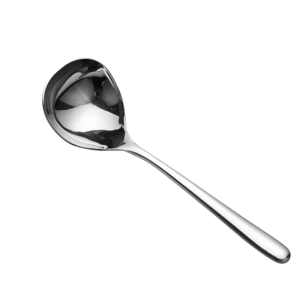 Soup Spoon Stainless Steel Long handle Round Serving Spoons Honey Teaspoon Stirring Spoon Practical Tableware Kitchen Utensil
Soup Spoon Stainless Steel Long handle Round Serving Spoons Honey Teaspoon Stirring Spoon Practical Tableware Kitchen Utensil