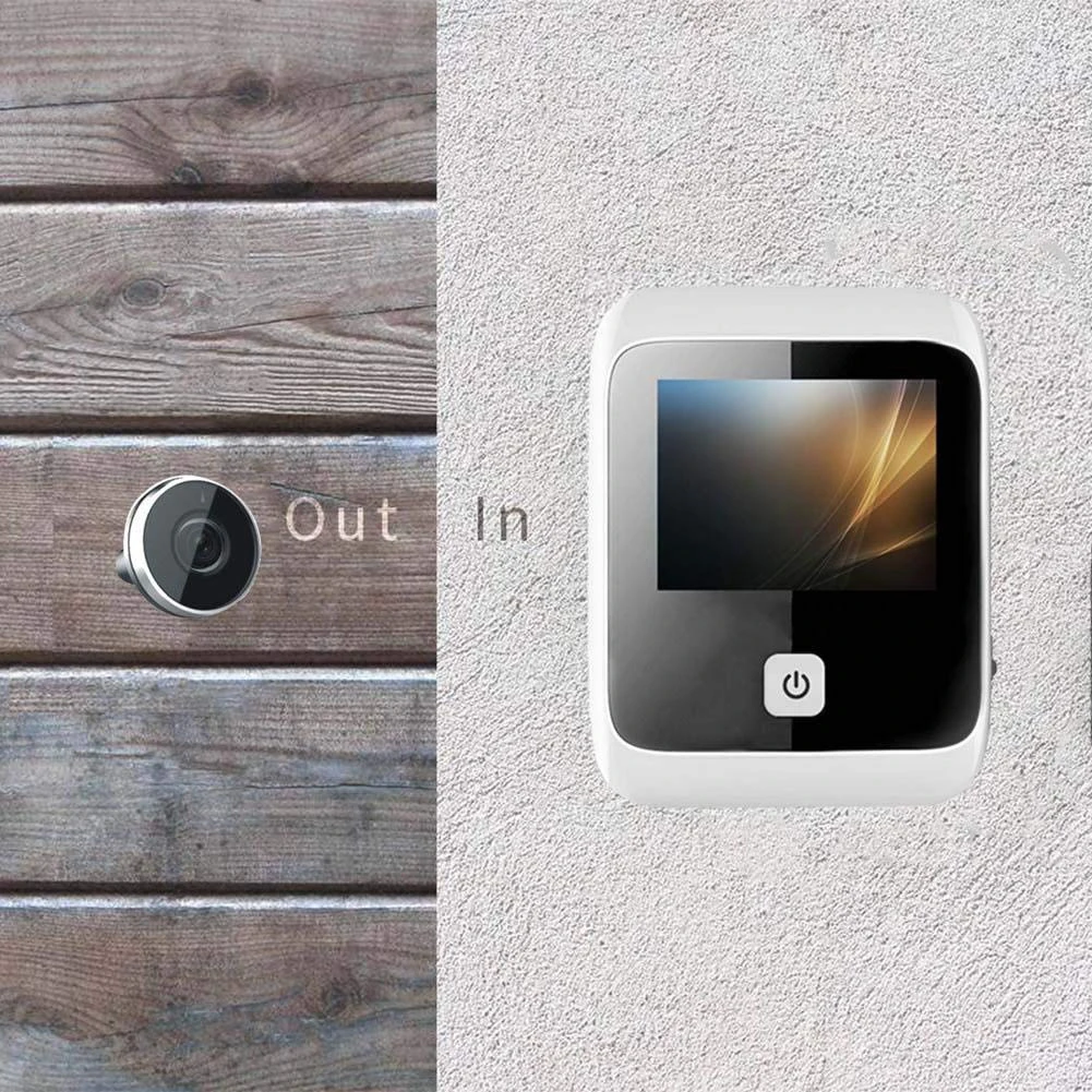 Wireless Doorbell Elegant Stunning Intelligent Door Bell Chime Smart Electronic Cat Eye HD Wide Angle Video Doorbell for Famil
Wireless Doorbell Elegant Stunning Intelligent Door Bell Chime Smart Electronic Cat Eye HD Wide Angle Video Doorbell for Famil
