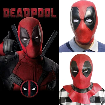 Movie Deadpool Cosplay Mask Latex Full Head Helmet Deadpool Wade Winston Wilson Party Costume Masks Adult Funny Props
Movie Deadpool Cosplay Mask Latex Full Head Helmet Deadpool Wade Winston Wilson Party Costume Masks Adult Funny Props