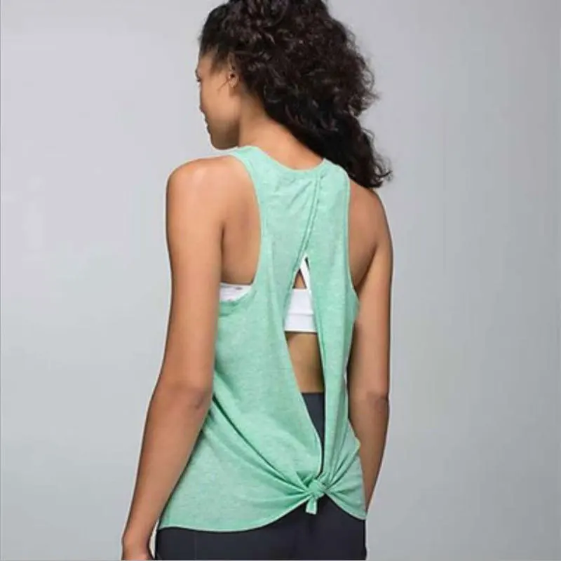 Quick Dry Backless Sport Fitness Top Women O-neck Solid Yoga Workout Tank Top Breathable Running Exercise Gym Vest
Quick Dry Backless Sport Fitness Top Women O-neck Solid Yoga Workout Tank Top Breathable Running Exercise Gym Vest