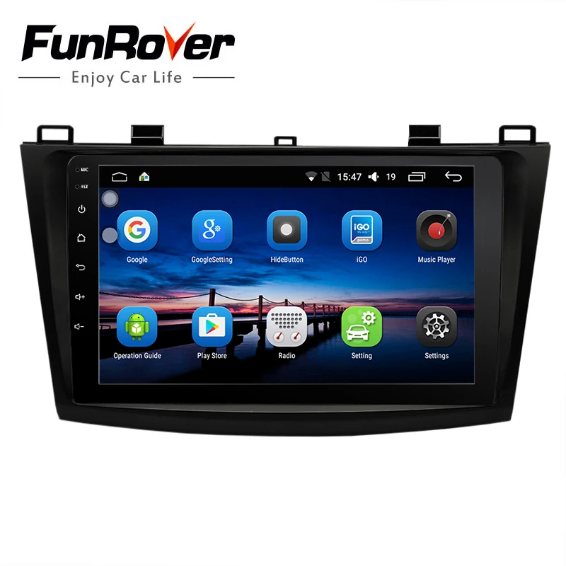 Funrover android 9.0 2.5D+IPS dvd car radio multimedia player for MAZDA 3 mazda3 2010-2013 wifi gps stereo recorder BT RDS
Funrover android 9.0 2.5D+IPS dvd car radio multimedia player for MAZDA 3 mazda3 2010-2013 wifi gps stereo recorder BT RDS